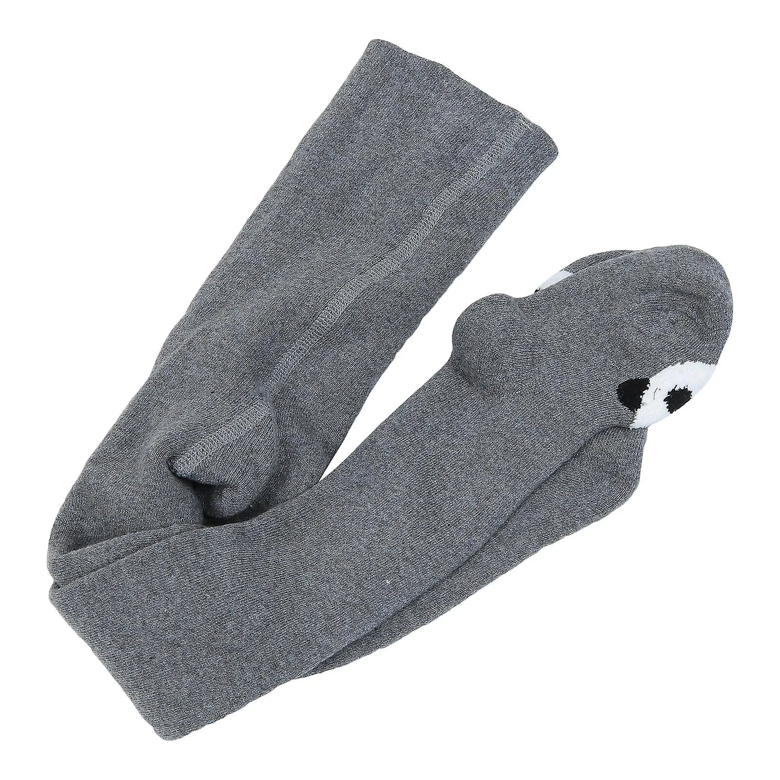1 PAIR OF STYLISH PANTYHOSES CHIC WARM KIDS STOCKINGS FOR 46 Y (DARK GREY)