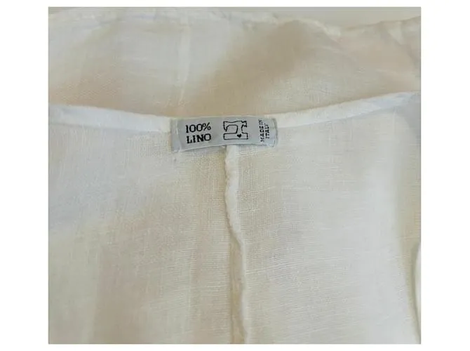 120% LINO Tops Blanco 