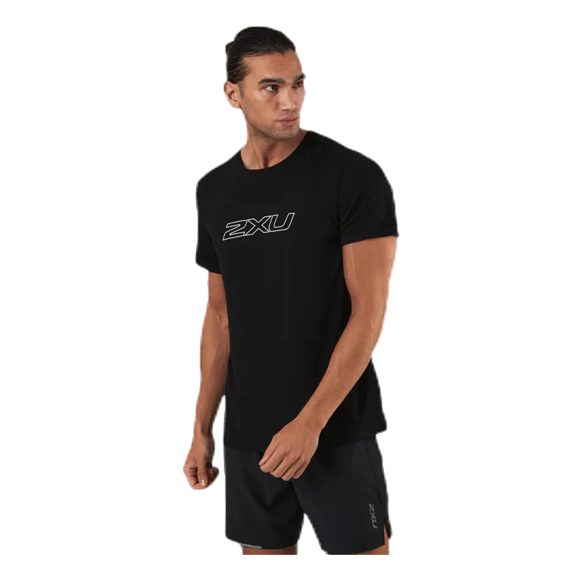 2xu Contender S/S Tee White/Black