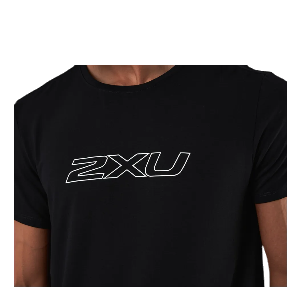 2xu Contender S/S Tee White/Black