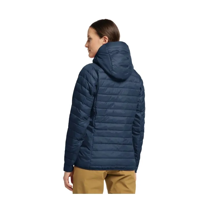 Abrigo con capucha HAGLOFS Spire Mimic para mujer (tarn Blue Solid)