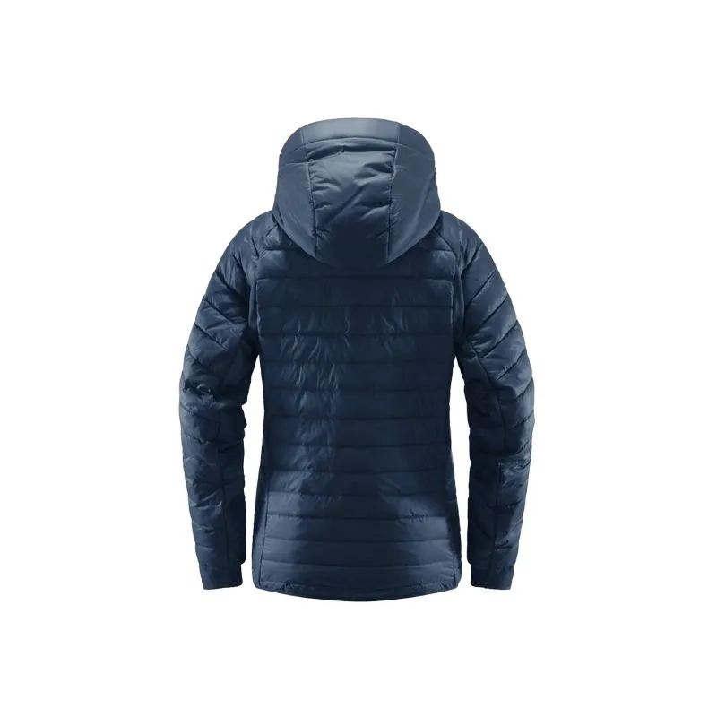 Abrigo con capucha HAGLOFS Spire Mimic para mujer (tarn Blue Solid)