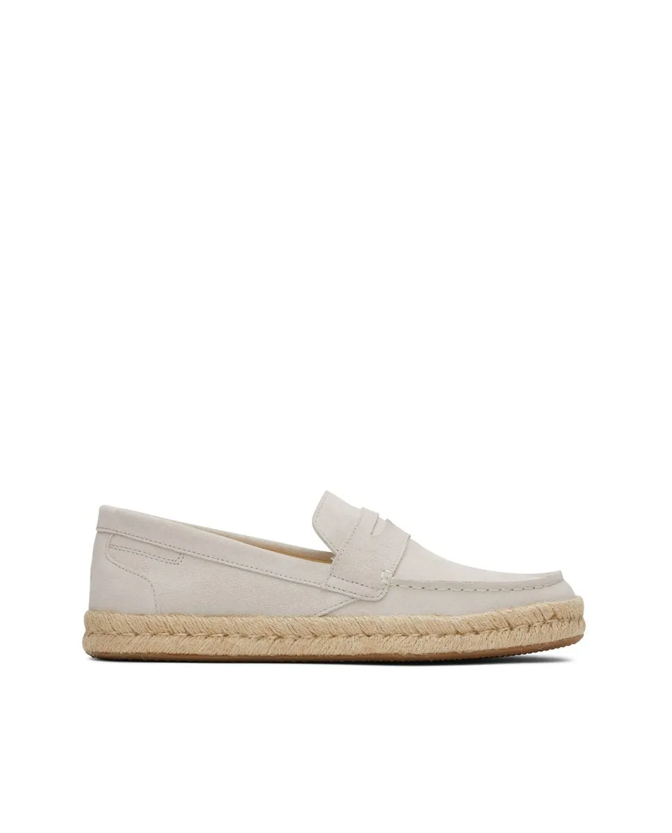 Alpargatas mocasines de hombre gris
