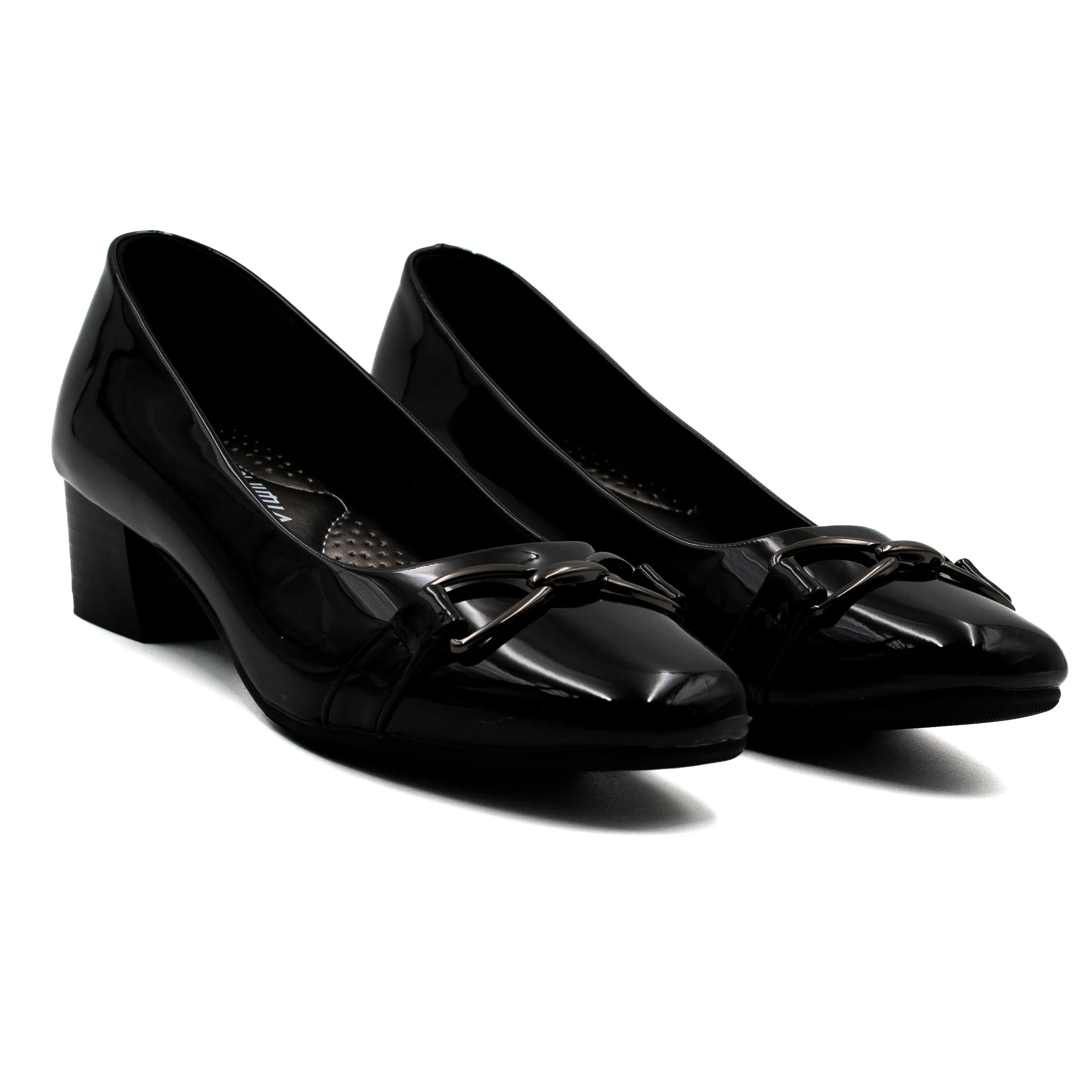 Alquimia zapato vestir con taco color negro