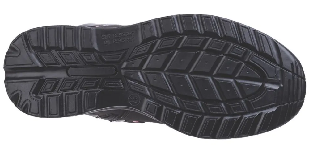 Amblers Lydia, botas de seguridad sin metal, para mujer, negro/rosa, talla 38