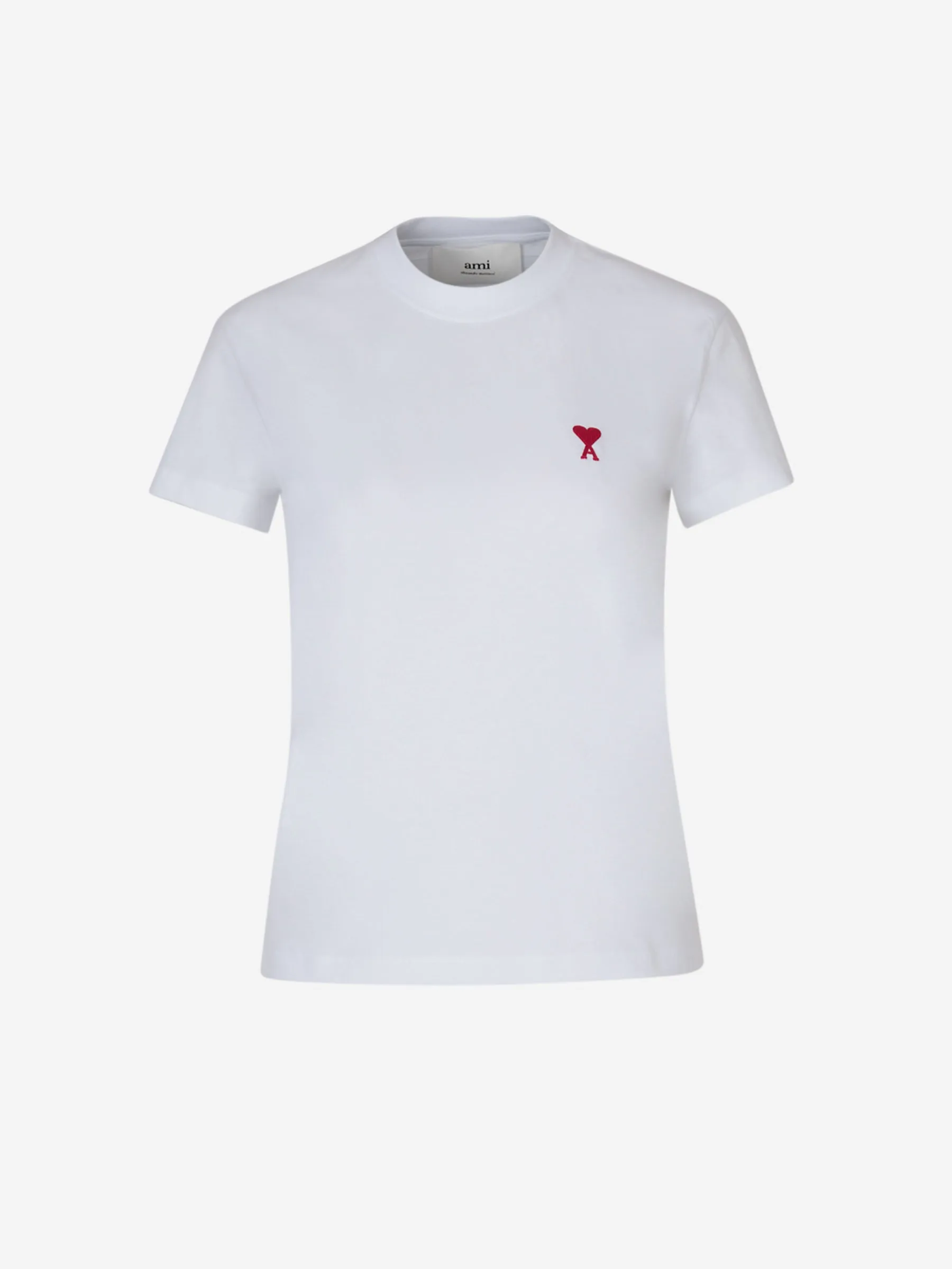 Ami Paris Camiseta Logo Algodón