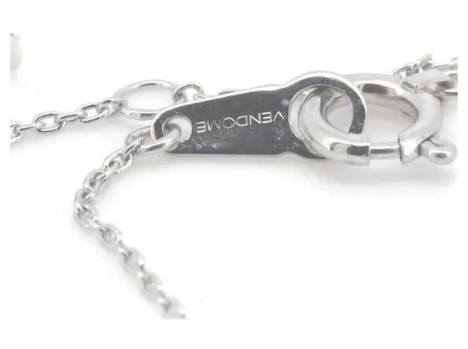 & Other Stories Collar de diamante Vendome Aoyama Cross 0.23ct PT900/PT850 de platino en excelente estado Plata 