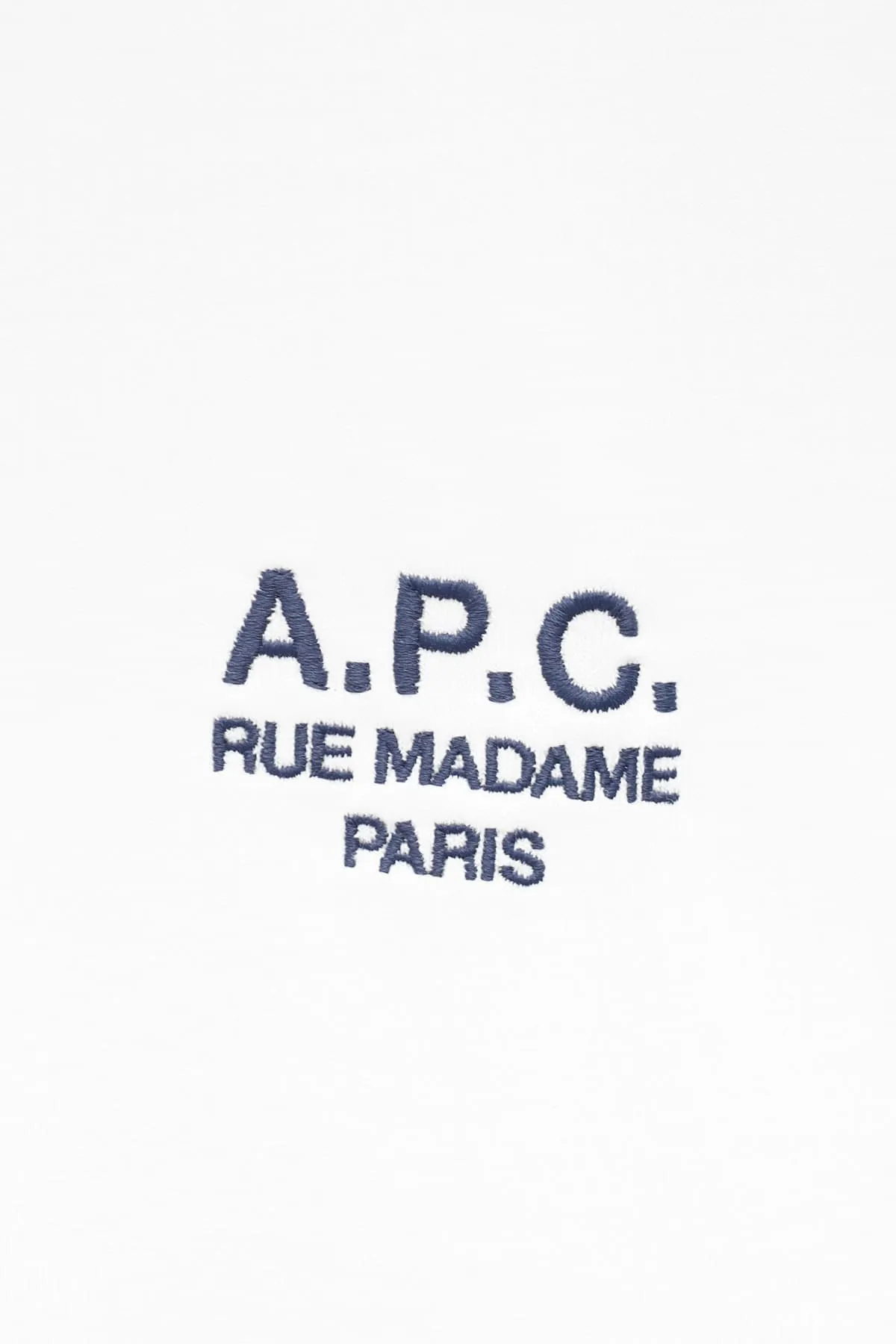APC WHITE OLIVIER LS TSHIRT