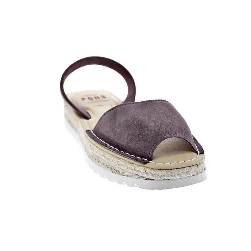 Avarca Pons Abarcas menorquinas Mujer 116F Marrón