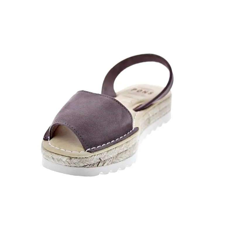 Avarca Pons Abarcas menorquinas Mujer 116F Marrón