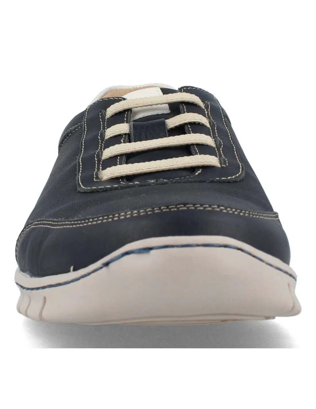 BAERCHI  ZAPATO CORDONES NAPA CAR MARINO