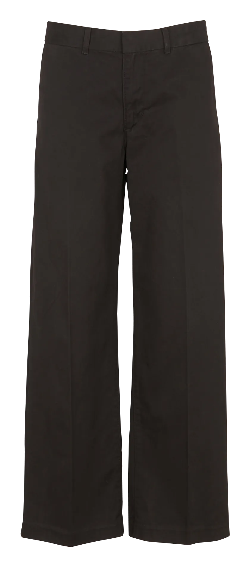 BAGGY TROUSER  PANTALóN RECTO DE ALGODóN EN NEGRO