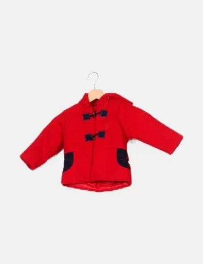 Bebe Abrigo rojo básico