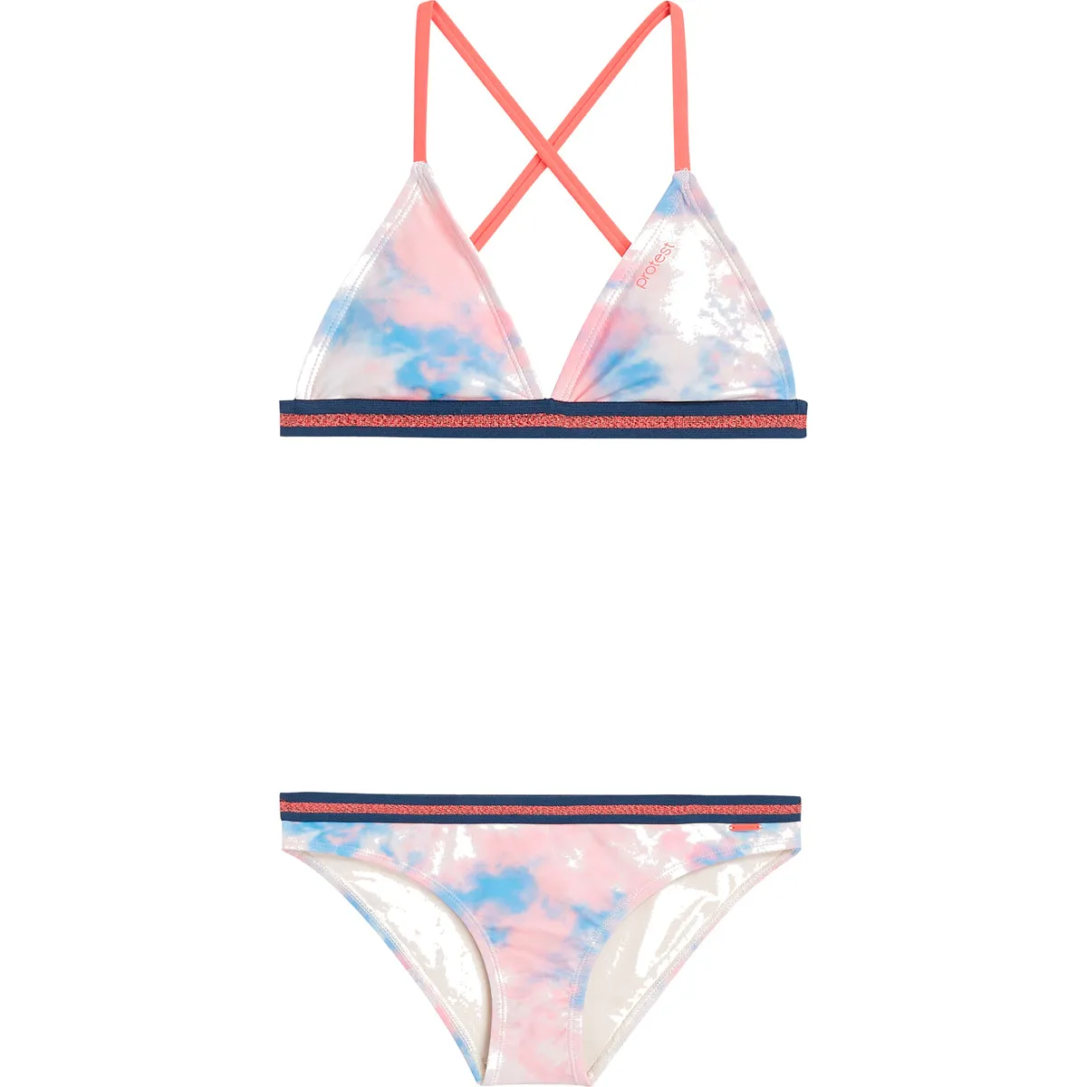 Bikini  Prtnuku Jr Triangle Bikini Protest Rosa