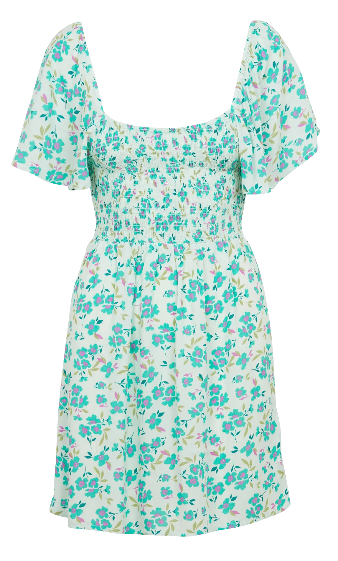BILLABONG SWEET SIDE  VESTIDO CORTO RECTO CON ESTAMPADO EN VERDE
