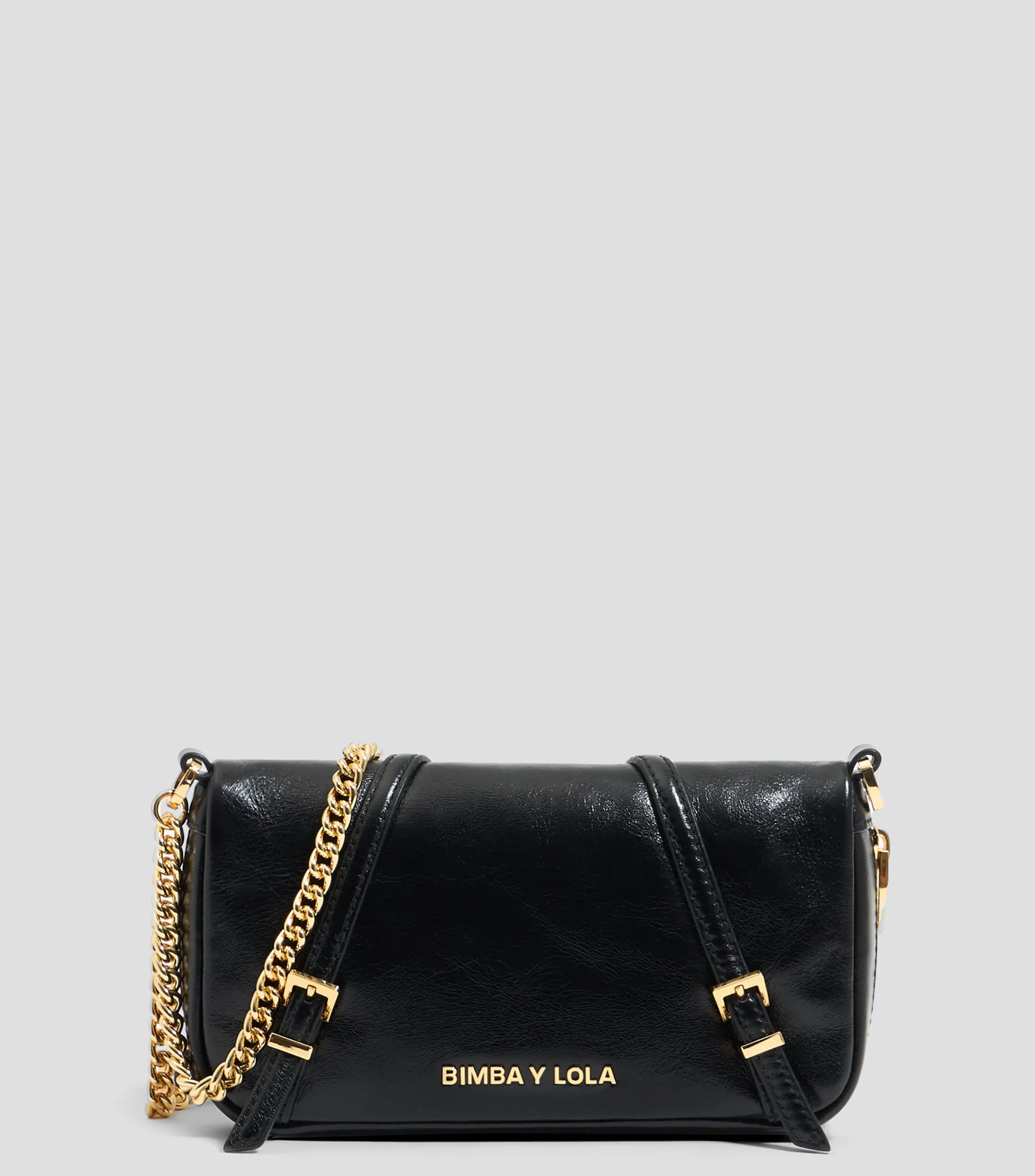 Bimba y Lola Bolso crossbody pequeño piel negro Mujer