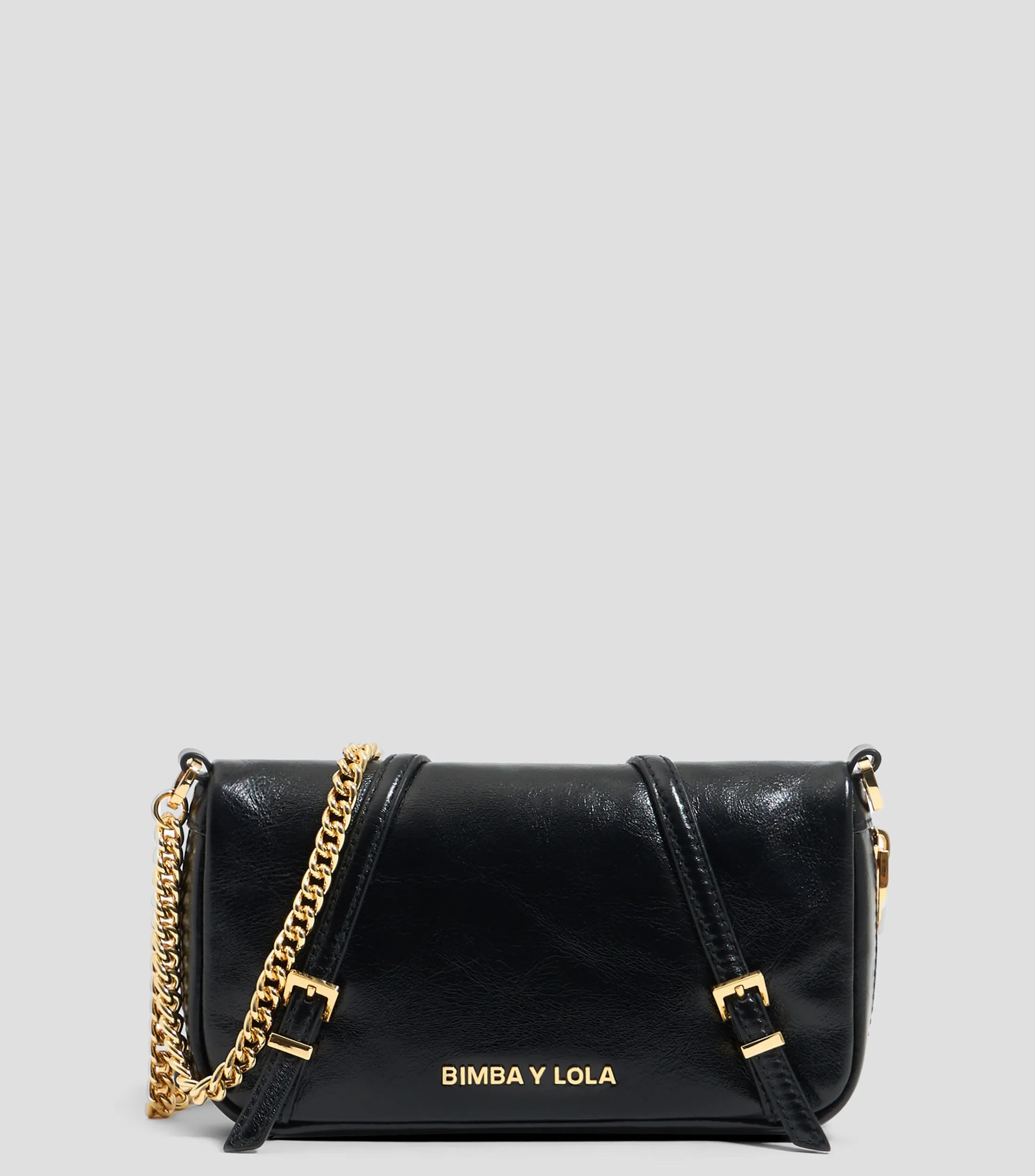 Bimba y Lola Bolso crossbody pequeño piel negro Mujer