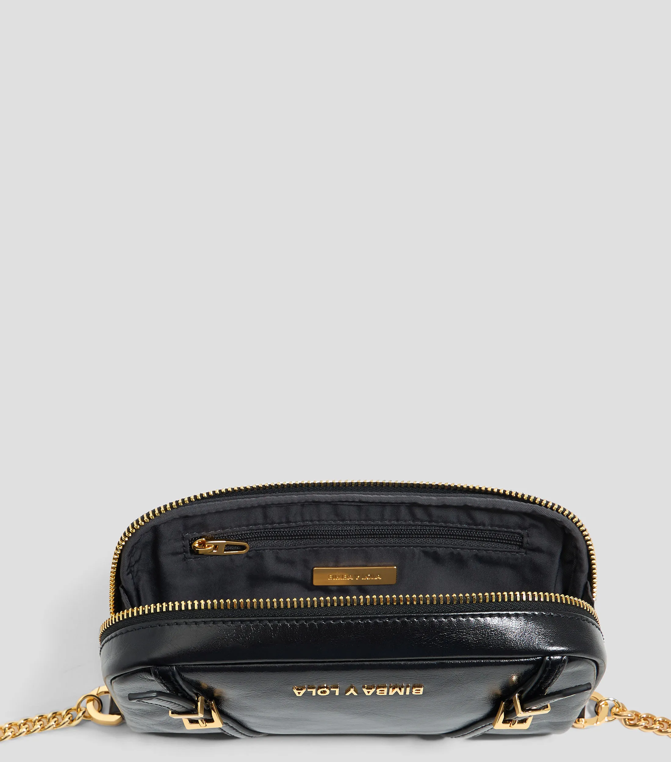 Bimba y Lola Bolso crossbody pequeño piel negro Mujer