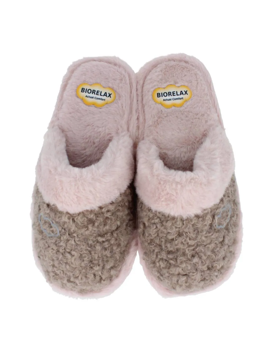 BIORELAX  ZAPATILLAS CASA SUAPEL RIZO PIEDRA