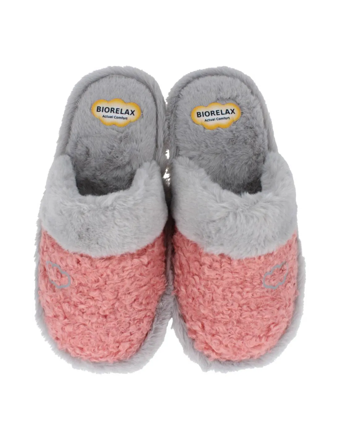 BIORELAX  ZAPATILLAS CASA SUAPEL RIZO ROSA