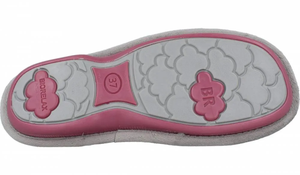 BIORELAX  ZAPATILLAS DE CASA MUJER "LAS VUELTAS DAN MUCHA VIDA" SALMóN