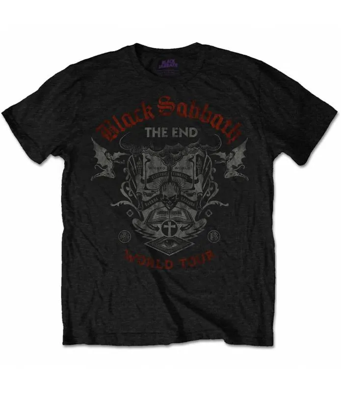BLACK SABBATH CAMISETA THE END READING SKULL  ROCK OFF  BSTS27MB
