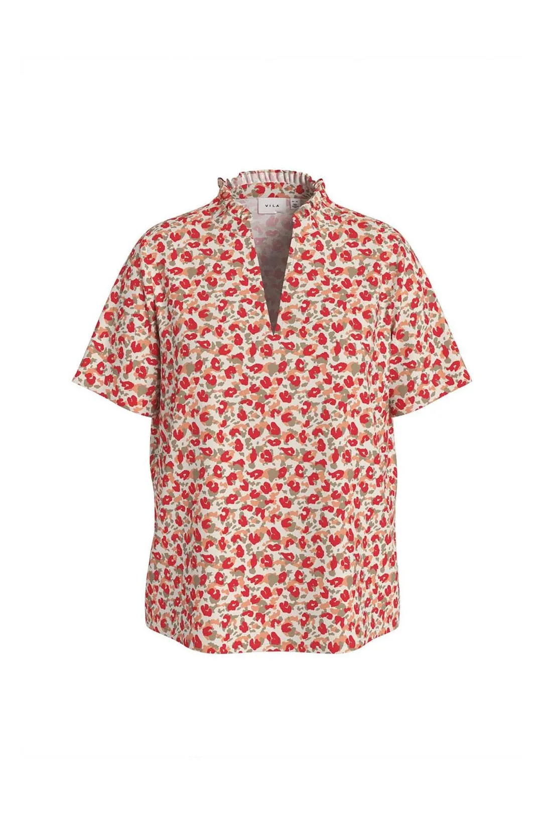 BLUSA FLORES MUJER VIPOVA NARANJA