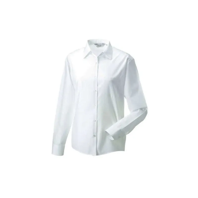 Blusa Manga Larga Mujer Popelina de Russell