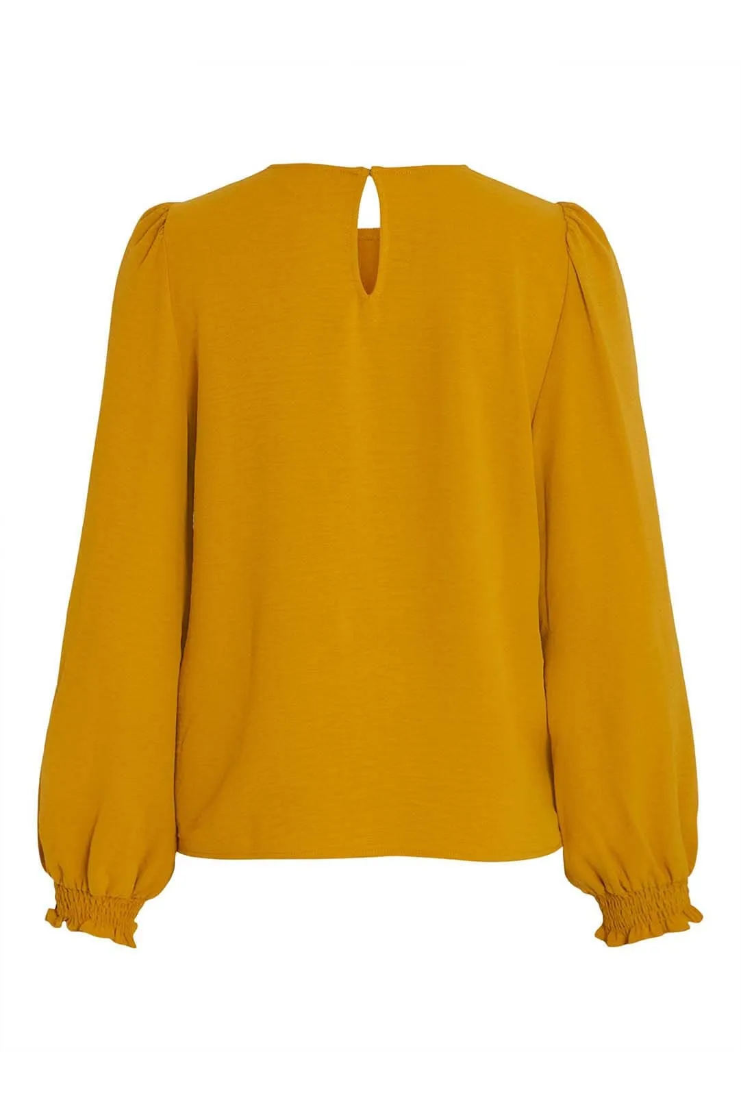 BLUSA MUJER BASICA VIGAJA MOSTAZA