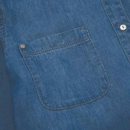 Blusa Mujer Foundation Denim L/S