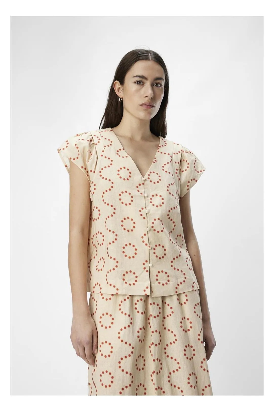 BLUSA PICO MUJER OBJCHANG TEJA
