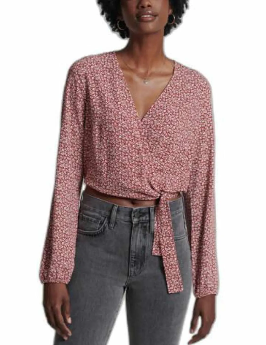 Blusa Supedry Studios printed rojo para mujer