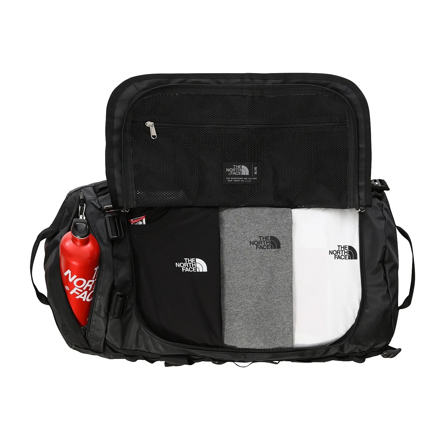BOLSA THE NORTH FACE BASE CAMP DUFFEL M  TNF BLACK/TNF WHITE/NPF