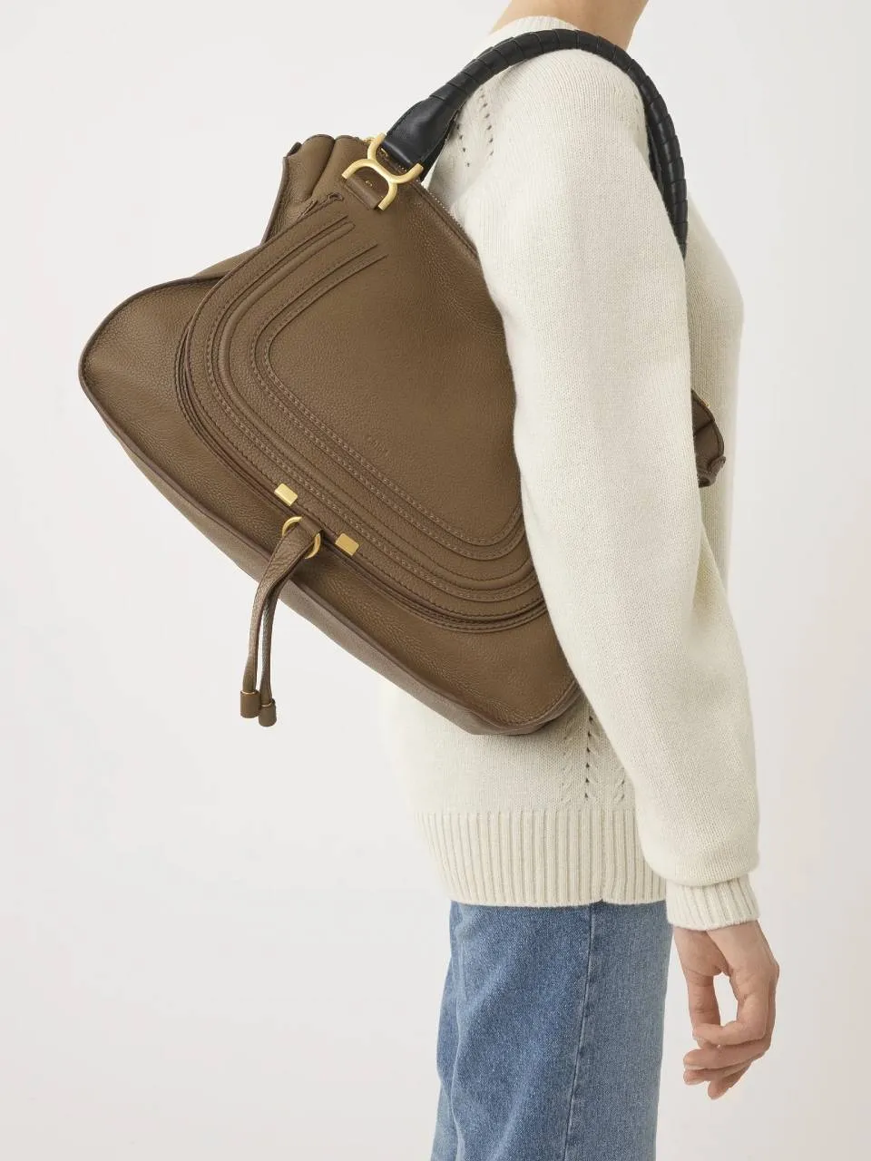 Bolso de Hombro Piel Marcie L