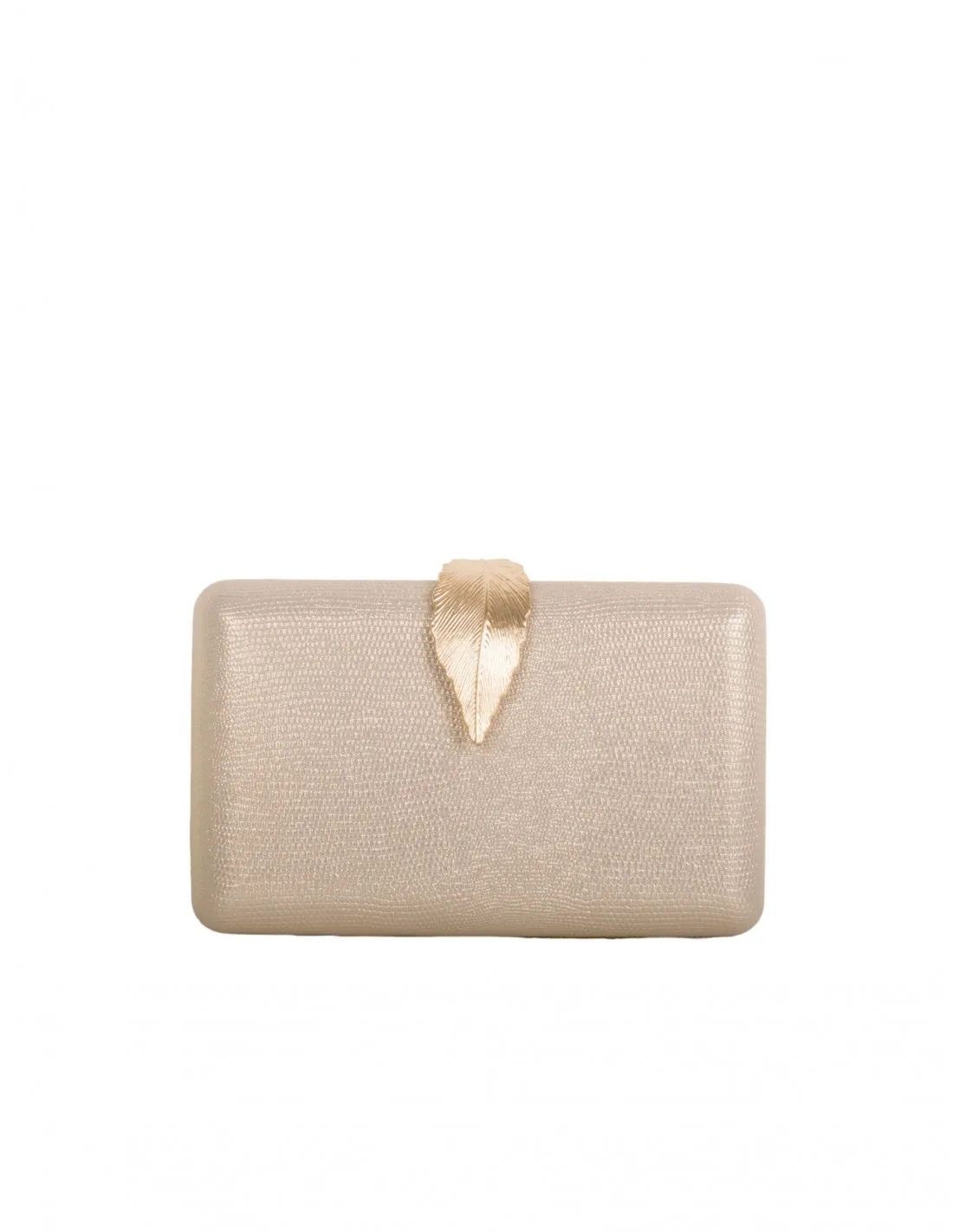 Bolso Fiesta Dorado Hoja