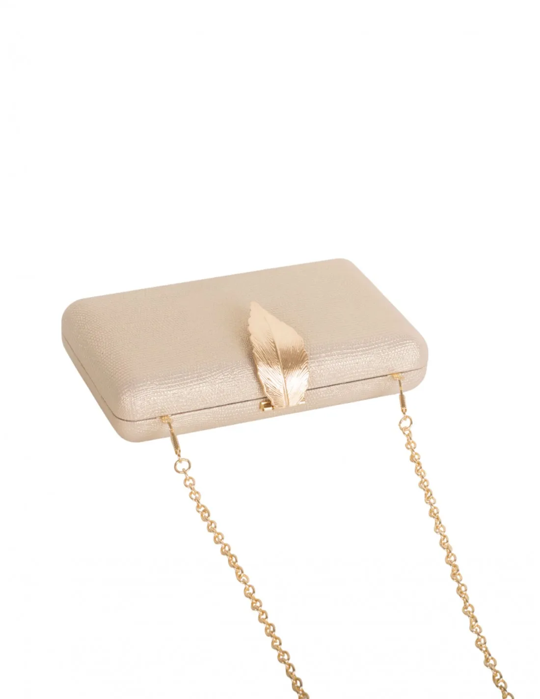 Bolso Fiesta Dorado Hoja