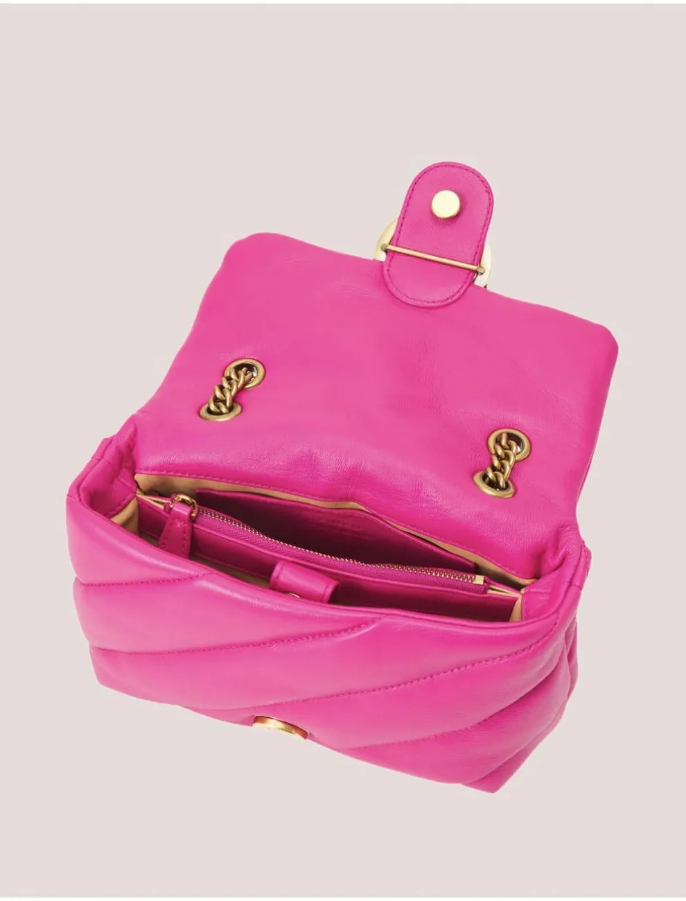 Bolso Mujer Pinko Love Puff Mini Fuxia