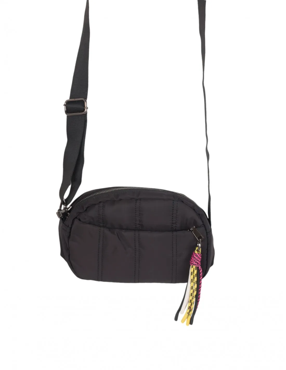 Bolso Pequeño Bandolera Nylon Negro