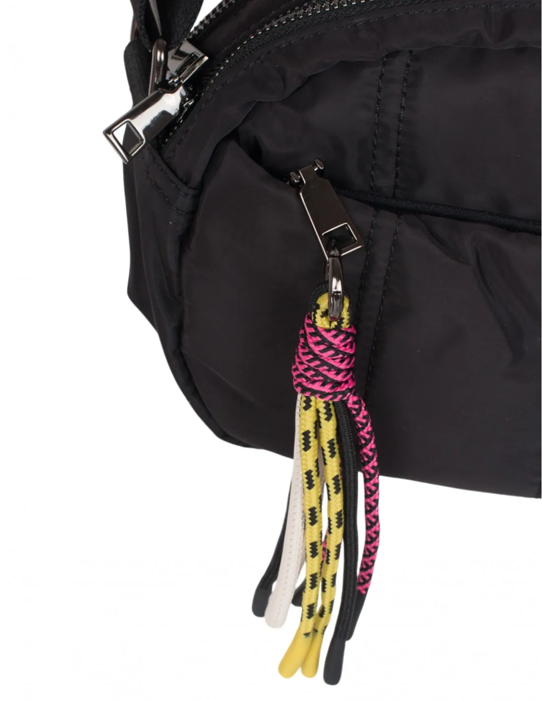 Bolso Pequeño Bandolera Nylon Negro