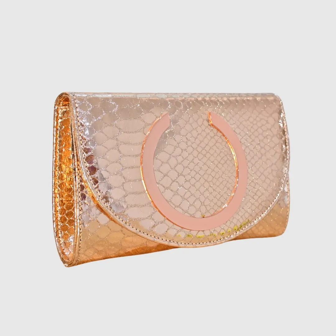 Bolso rosa dorado | Albano
