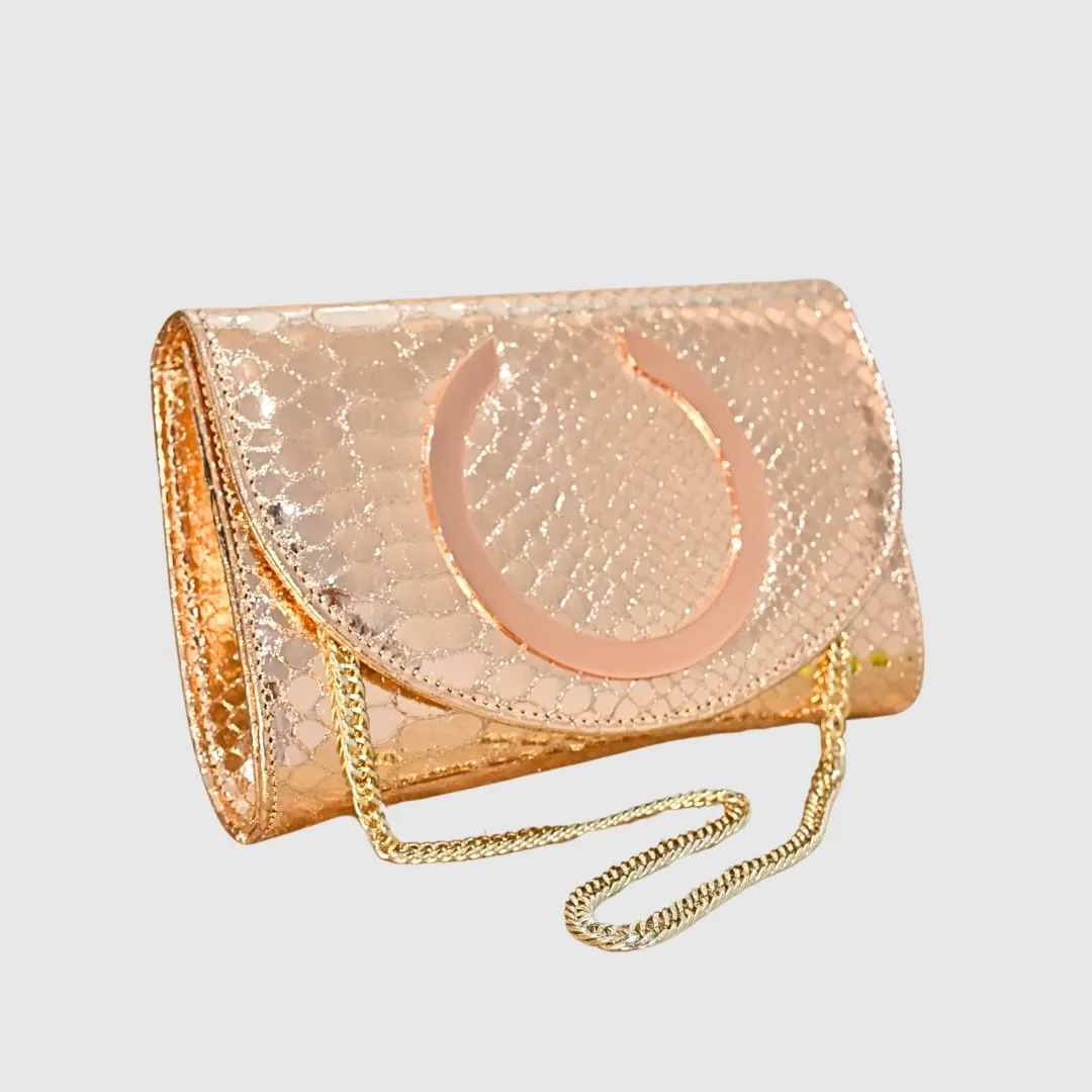 Bolso rosa dorado | Albano