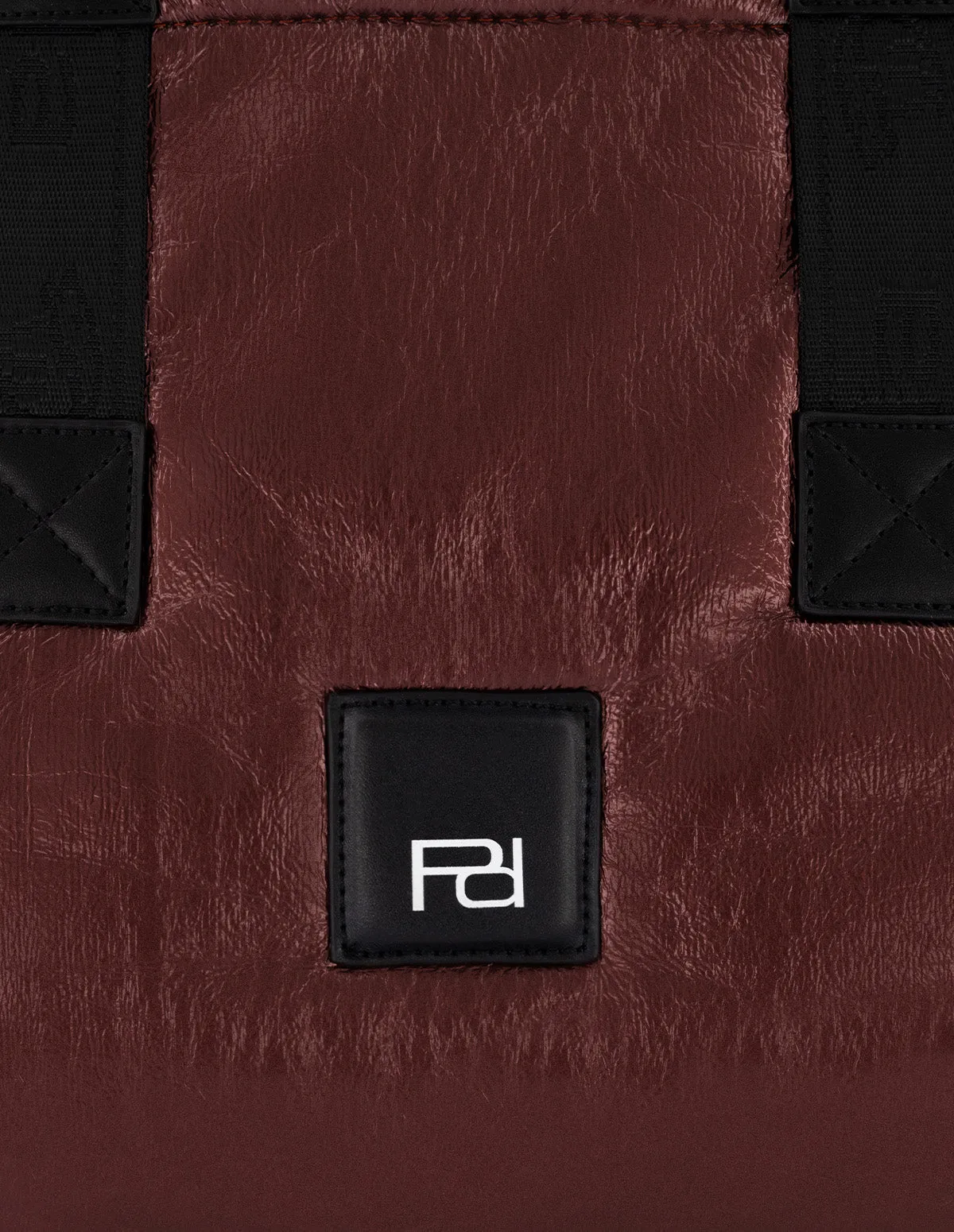 Bolso tote textil color vino para mujer