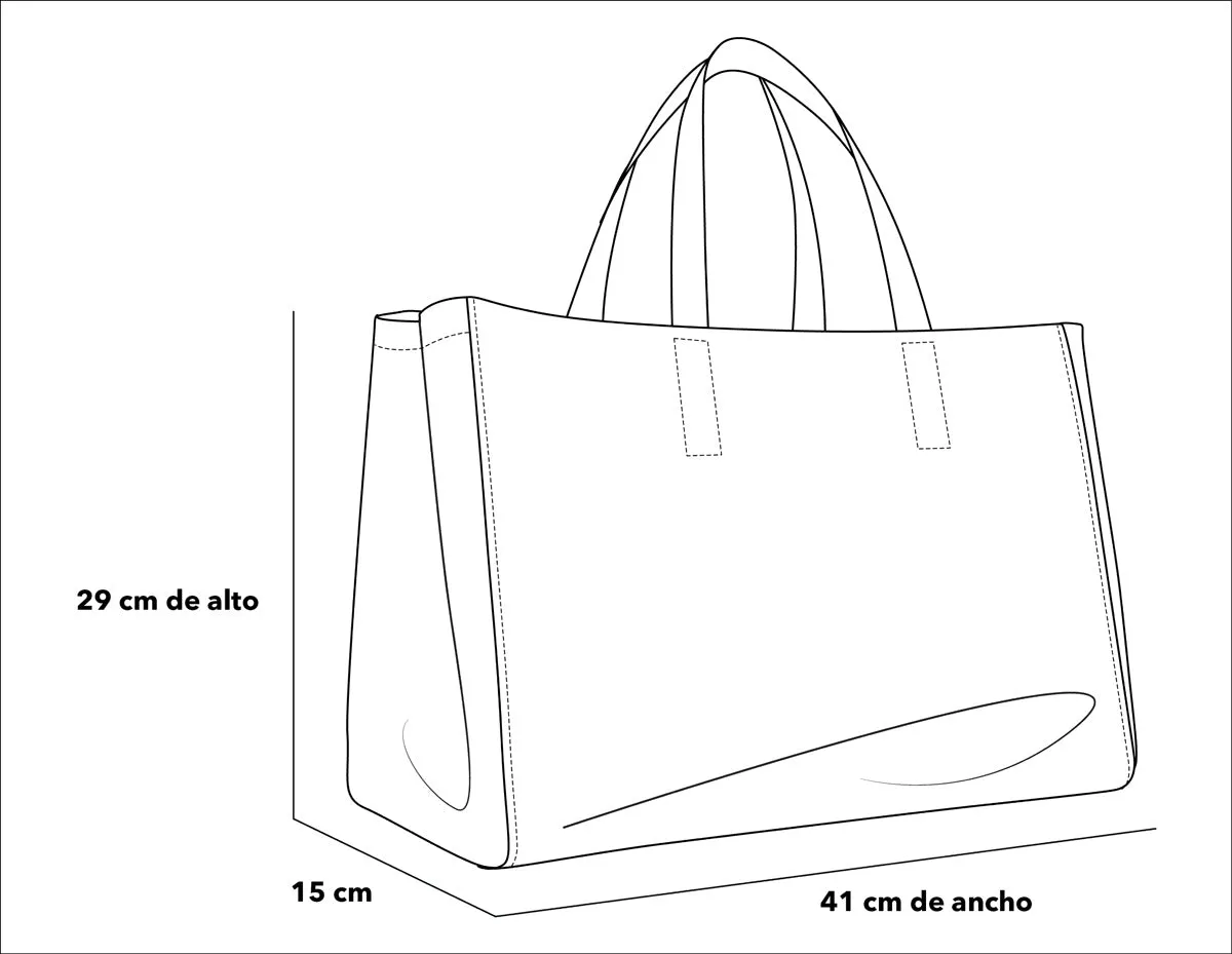 Bolso tote textil color vino para mujer