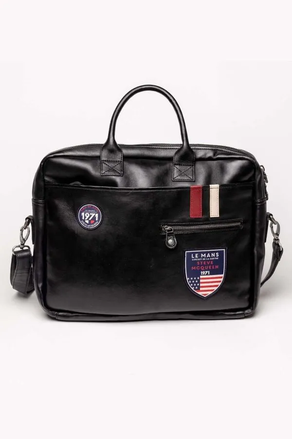 Bolsos Hombre Steve Mcqueen Wayne3 Black
