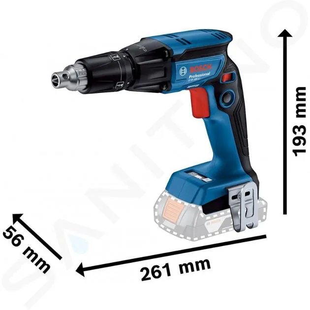 BOSCH HERRAMIENTAS  ATORNILLADOR PARA TABIQUERíA SECA AKU DE 18 V CON CAJA DE ALMACENAMIENTO, SIN BATERíA NI CARGADOR 06019K702