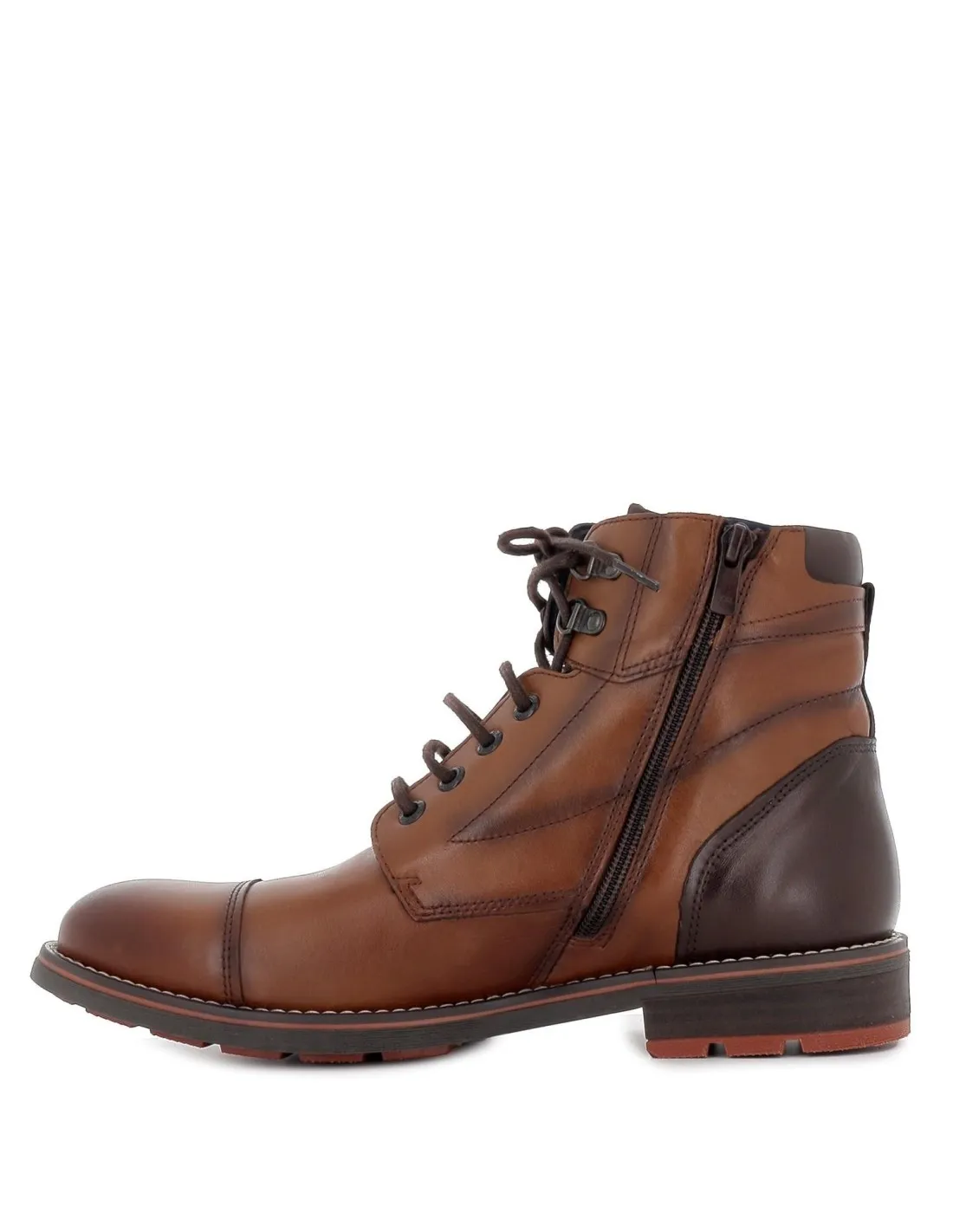 Bota cordones hombre piel comodo Fluchos