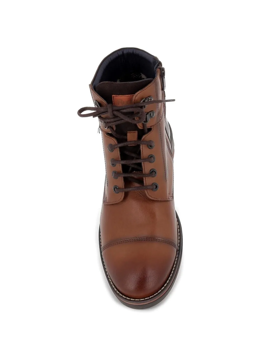 Bota cordones hombre piel comodo Fluchos