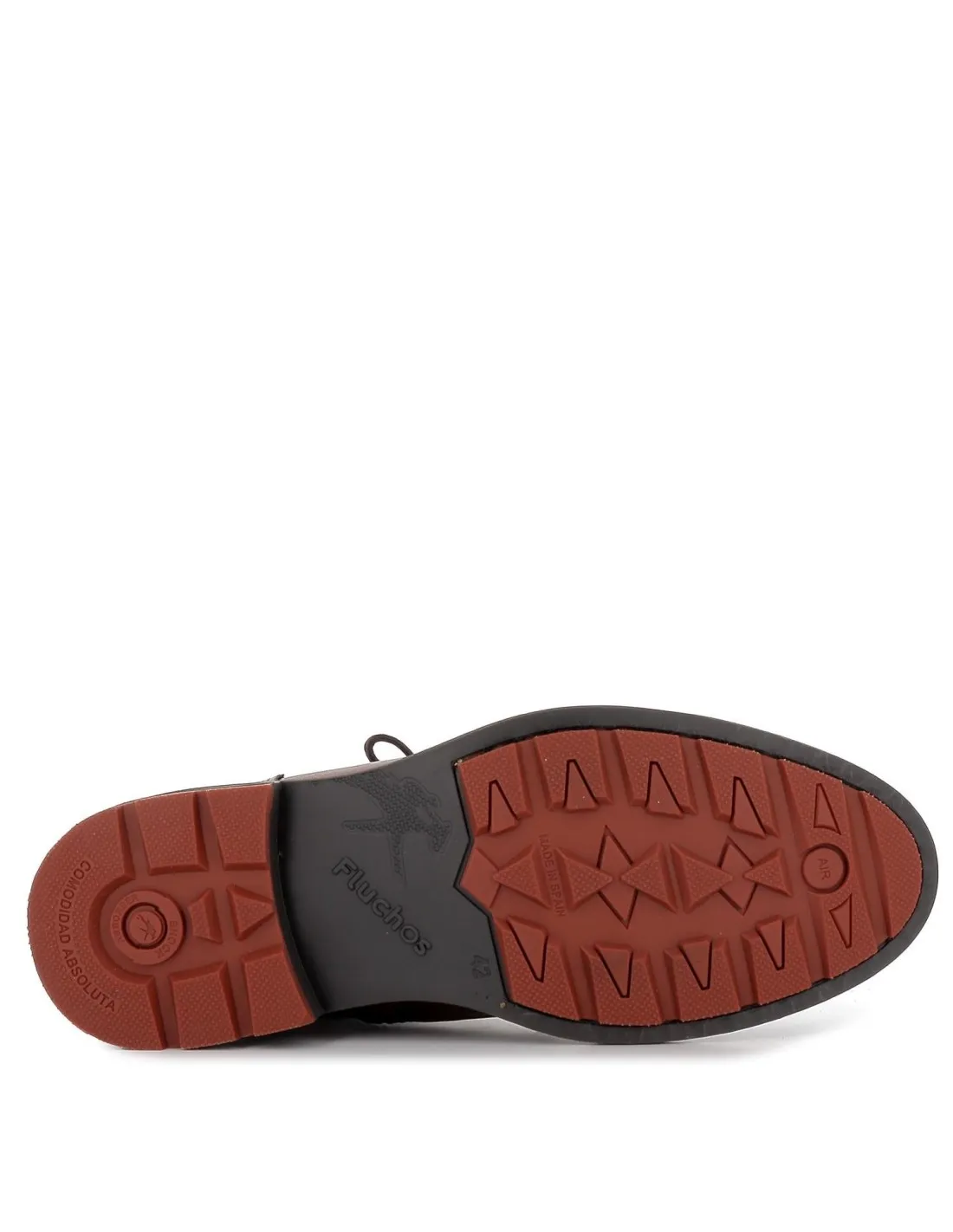 Bota cordones hombre piel comodo Fluchos