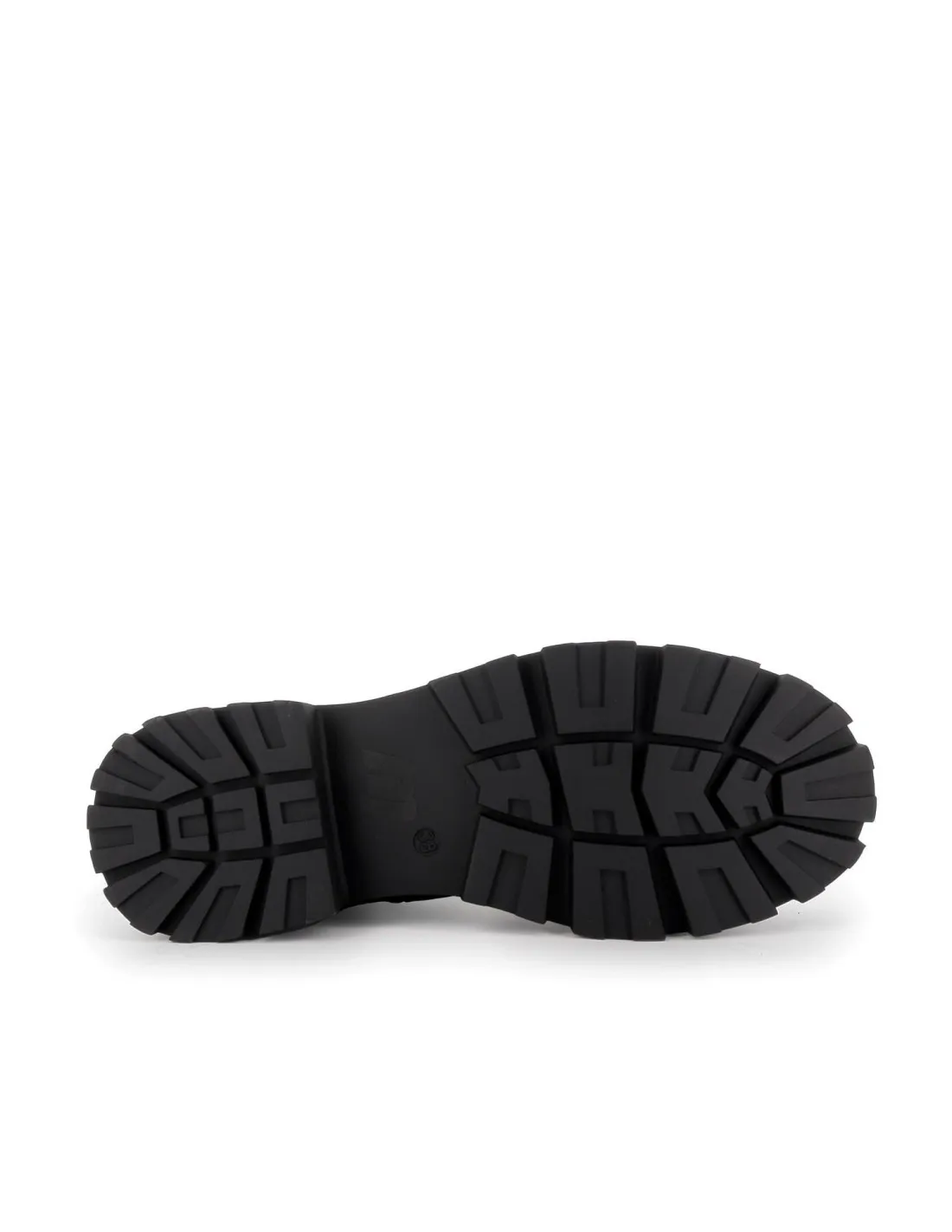 Bota tipo militar cordones y cremallera negro para mujer Mustang