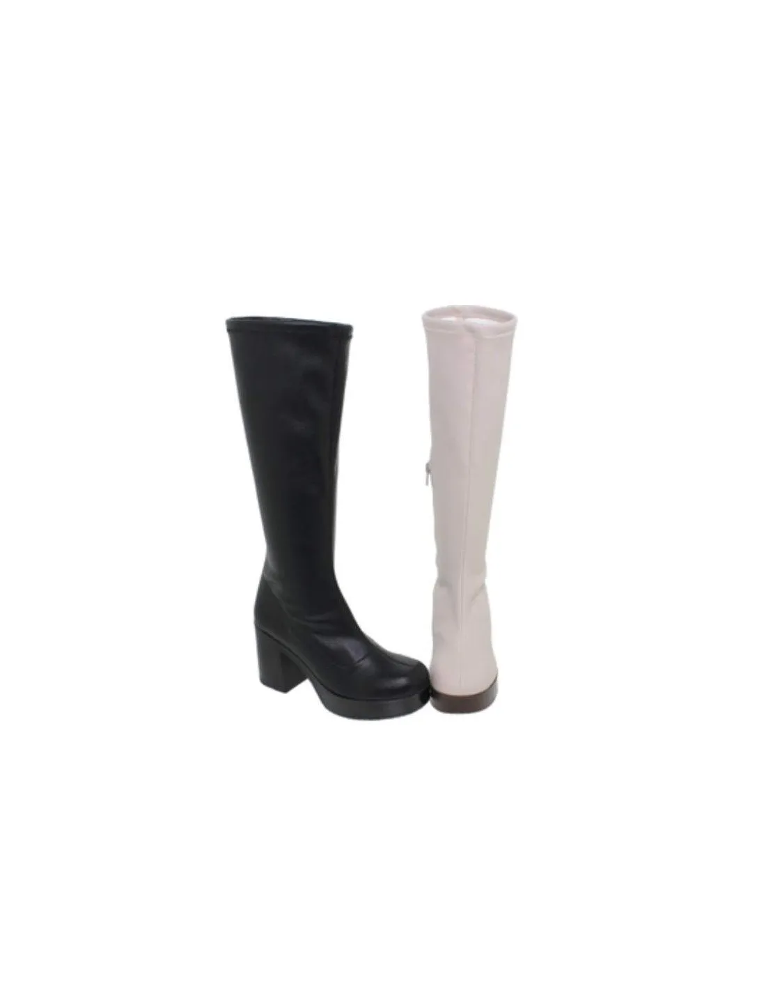 Botas altas mujer lycra